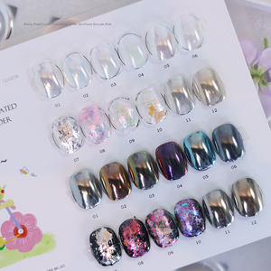 Set de 12 Colores de Polvo Brillante <span class=keywords><strong>para</strong></span> <span class=keywords><strong>Uñas</strong></span> Aurora, <span class=keywords><strong>Kit</strong></span> de Pigmentos Holográficos, Perla, Ópalo y Cromo <span class=keywords><strong>para</strong></span> Arte de <span class=keywords><strong>Uñas</strong></span>, <span class=keywords><strong>para</strong></span> Salón o Uso Personal - Product Image 5