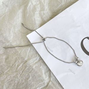 Dylam Expandable Natural <b>Shell</b> Stone Slide Box Chain Adjustable 925 Real Silver Ball Love Heart Charm <b>Bracelet</b> - Product Image 5