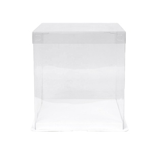 12x12x12 <b>Clear</b> Plastic PET PP Transparent Packaging <b>Gift</b> <b>Box</b> for Flowers Cake Candy Wedding & Party Favor Made of Art Paper - Product Image 6