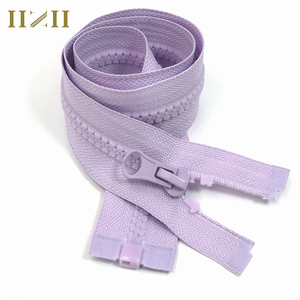 Không. 5 Nhà sản xuất dây kéo nhựa bán buôn đơn mở đuôi chống bong bóng đốm đen quần áo Yoga thô răng vật liệu cứng - Product Image 4