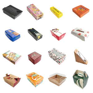 Scatole per Hamburger Bianche Impermeabili Monouso Autoassemblanti <span class=keywords><strong>JAN</strong></span> GOO, Logo Personalizzato, Stampa Flessografica, Dimensioni Personalizzate, Cartone per Alimenti - Product Image 5