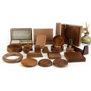 Custom Made Black Walnut Wood Crafts Solid Wood Ornaments Handcrafted <b>Wooden</b> Boxes Engraved Relief Personal <b>Gift</b> Decorative - Product Image 4