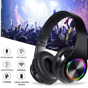 Auriculares Inalámbricos B39 con Micrófono, Auriculares Estéreo Plegables con Orejas de Gato, Auriculares Deportivos para Juegos con TF - Product Image 5