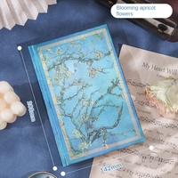 Carnet à couverture rigide imprimé Van Gogh, format A5, style rétro européen, pages intérieures épaisses, cadeau haut de gamme pour étudiants, organisateur, planificateur