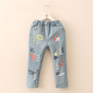 Ropa de Estilo Coreano de Alta Calidad en Línea, Prendas Confeccionadas, Jeans de Moda para Niñas - Product Image 2