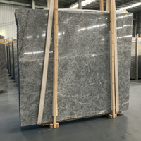 Pierre de quartz grise Pandora de luxe de qualité supérieure, grande dalle pouvant être utilisée pour la décoration moderne des hôtels, des villas, des halls d'entrée, des tables à manger