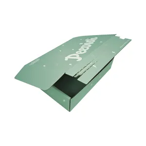 Foldable Cardboard Biodegradable Kraft Corrugated Cardboard Mailer Box With Logo For Eco Friendly Luxury Gift Packaging Box