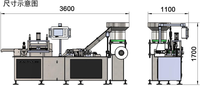 Autofeed Bande En Plastique Assemblé Vis À Cloison Sèche machine d'assemblage
