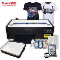 Nueva Máquina de Impresión DTF Gowin G200 Tamaño A4 para Pequeñas Empresas, Impresora de Camisetas de Escritorio con Compatibilidad de Rollo a Rollo y Horno Automático