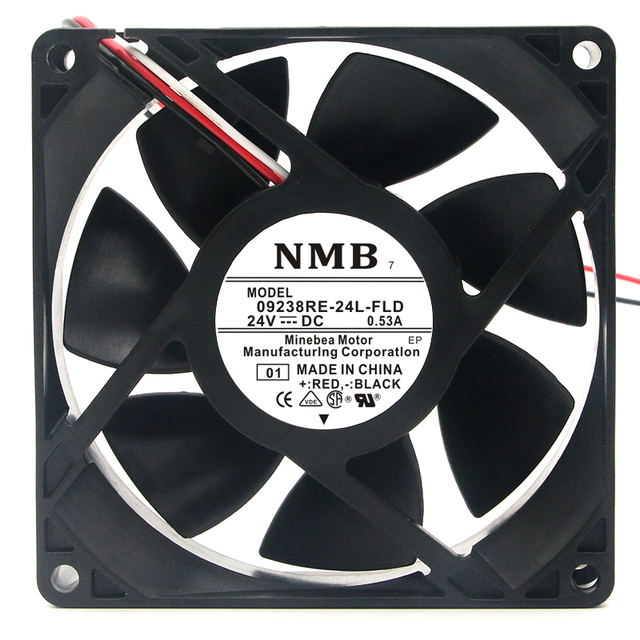 NMB 09238RE-24L-FL DC24V 0.53A 90*90*25MM 9025 9CM Brand-new Original Chassis Axial-flow Cooling Fan