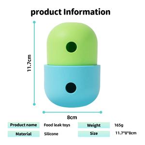Juguete de Silicona de Grado Alimenticio para Perros, Bola Rodante con Dispensador de Comida, Juguete Inteligente de Alimentación Lenta, Novedoso, Moderno y Ecológico - Product Image 2