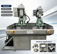 Machine de perçage et de taraudage multi-broches avec tête multi-broches réglable et tête de perçage à alimentation automatique pour abat-jour