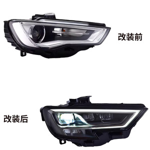 Conjunto de Faros LED para Audi A3 2017-2020, Alta Potencia 12000 Lm, Luz Diurna, Intermitentes de Repuesto - Product Image 3