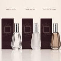 Flacon de parfum en verre découpé sur mesure, vide, avec bouchon argenté, flacon atomiseur de luxe rechargeable, vente en gros