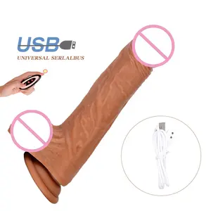 遥控器硅胶现实振动假阴茎阴蒂吸吮g点振动器女性手淫性玩具