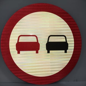 Señal de Tráfico de Aluminio de Alta Intensidad Reflectante, Prohibe el Paso a Contramarcha, Señal de Seguridad Vial para Carreteras y Vías Urbanas - Product Image 2