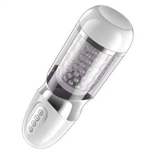 Panas Dewasa masturbasi produk menyenangkan interaksi suara penuh listrik otomatis teleskopik putar pria rotasi masturbasi cup - Product Image 6