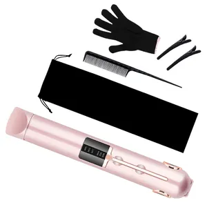 Hot Selling Travel 3 Warmte Modes Draadloze Flat Iron, Usb Powered Oplaadbare Draadloze Stijltang Draagbare Flat Iron