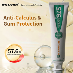 Pâte dentifrice au venin d'abeille Keleek en gros OEM – Contrôle du tartre, <span class=keywords><strong>protection</strong></span> des gencives, double action, technologie noire, pâte <span class=keywords><strong>dentaire</strong></span> anti-calcul. - Product Image 2
