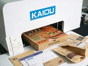 Machine d'impression numérique automatique KAIOU pour sacs <span class=keywords><strong>en</strong></span> papier kraft, imprimante d'emballage à passage unique, imprimante de papier - Product Image 2
