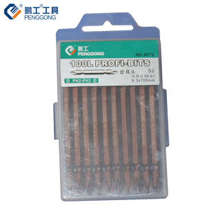 Penggong Dual-End Screwdriver Bit 6 Mm 1/4 In Magnetic Steel Phillips Flathead For <b>Pneumatic</b> Electric <b>Tools</b> - Product Image 3