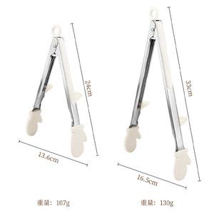 Support de pince alimentaire en silicone antidérapant avec boucle de verrouillage, pince à pain amovible pour la cuisine - Product Image 3