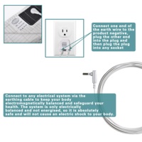 Kabel Pembumian PU 220V Tahan Lama, Inti Tembaga Lurus/Gulung, Isolasi PVC, Warna Putih Abu-abu, Panjang 4.5m, Dapat Disesuaikan