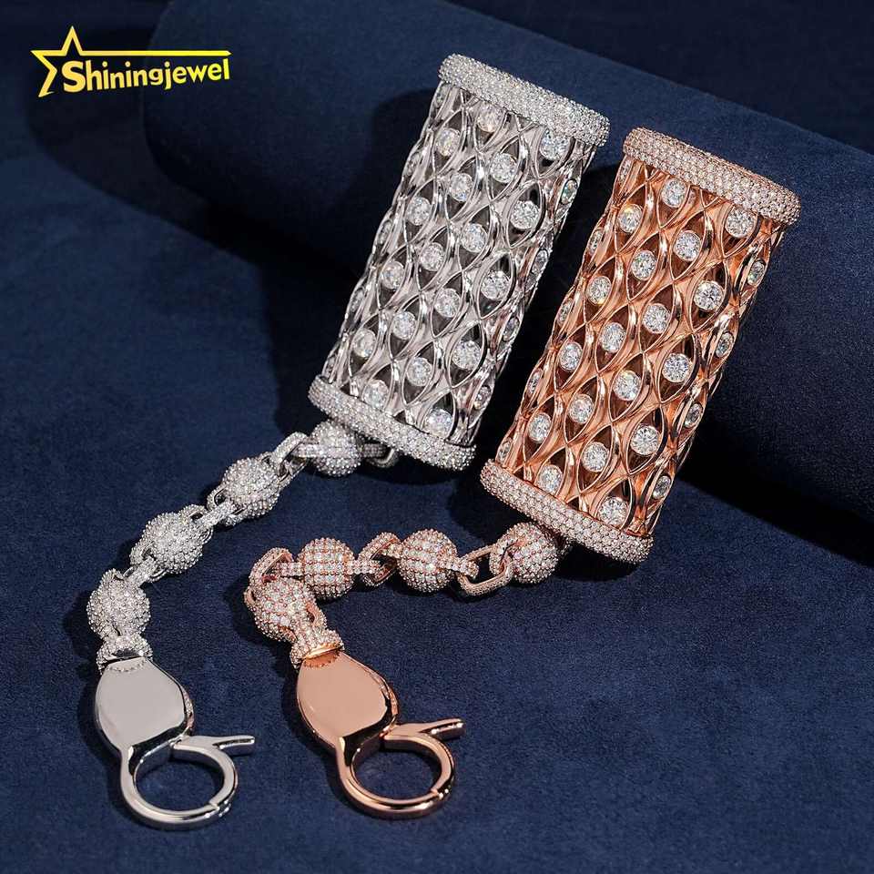 Crazy Eye Desgin Luxury VVS Diamond Lighter Case Bezel Iced Out Jewelry ...