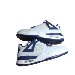 Baskets de basketball tendance style Hong Kong en maille à lacets, amortissantes, légères et antidérapantes, avec doublure en cuir véritable pour hommes et femmes - Product Image 4