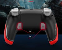 Honcam Manette de Jeu Bluetooth Sans Fil Haute Qualité Multicolore Compatible PS4 PS3 PC