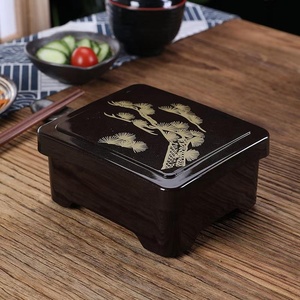 Boîte <span class=keywords><strong>à</strong></span> bento japonaise en résine ABS pour tempura, sashimi, anguille, sushi, desserts, collations, service pour salon de thé, boîtes <span class=keywords><strong>à</strong></span> lunch, restaurant - Product Image 1