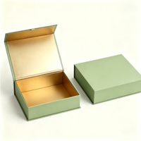 Boîtes cadeaux pliantes magnétiques personnalisées de luxe en carton rigide avec logo estampé or et fermeture à rabat