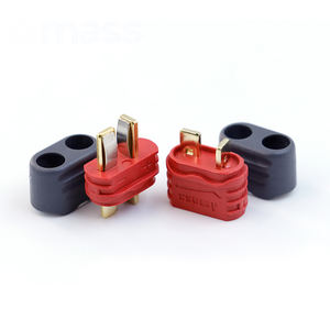 Cavo di prolunga antiscivolo Amass AM-1015E da 100 mm, connettore T maschio/femmina AM1015E-M/F Deans T-Plug per Lipo RC - Product Image 3