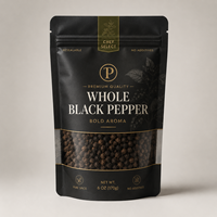 Sachet Doypack personnalisé avec logo imprimé, pochette alimentaire en aluminium Mylar pour herbes et épices, emballage de piment