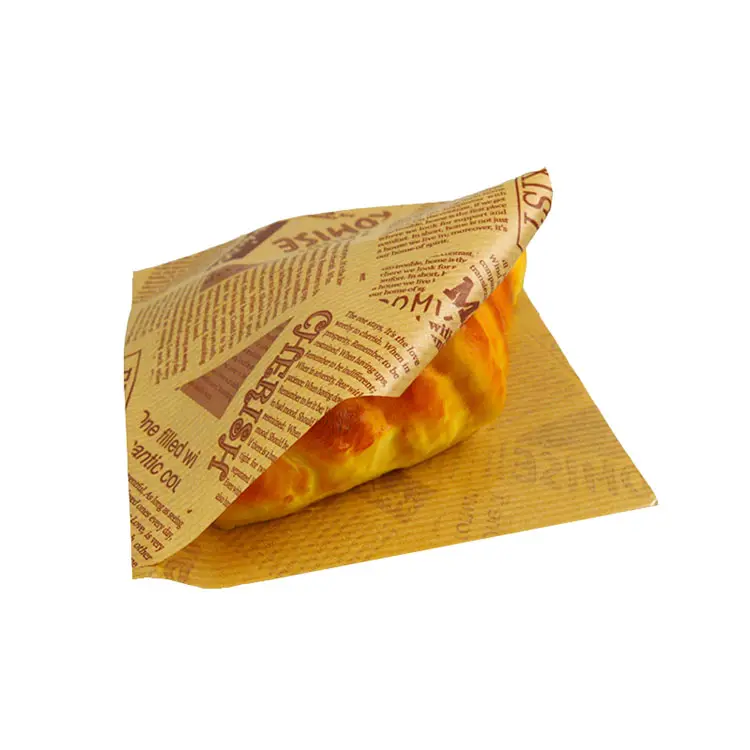 제조 업체 도매 크래프트 식품 학년 생분해 성 샌드위치 빵 종이 가방
