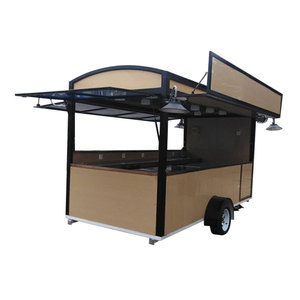 China precio <span class=keywords><strong>barato</strong></span> <span class=keywords><strong>catering</strong></span> móvil remolque opcional toldo calle comida caliente expendedoras carro remolque quiosco - Product Image 2