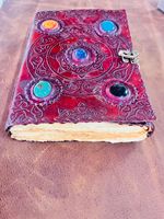Meilleure qualité Vintage Journal relié imprimé en cuir pur A4/A5/A6 100 Pages intérieures cahier de papier vierge de qualité