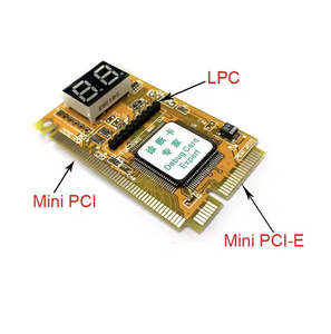 การ์ดดีบัก PCI-E แบบมินิ PCI - เครื่องมือวินิจฉัยข้อบกพร่องแบบ 2 หลักสำหรับเมนบอร์ดโน้ตบุ๊กและแล็ปท็อป - เครื่องทดสอบการวิเคราะห์ PCI Express - Product Image 5