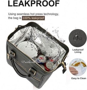 BSCI Factory Insulated <b>Lunch</b> <b>Tote</b> <b>Bag</b> Reusable <b>Lunch</b> Cooler Thermal <b>Bag</b> for Women - Product Image 3