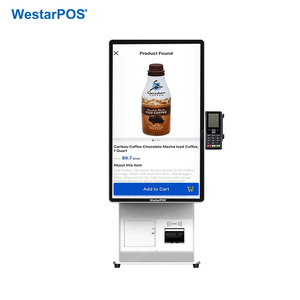 Kiosco Minorista WestarPOS CRS001 con Pantalla Grande de 24 Pulgadas para <span class=keywords><strong>Venta</strong></span> con Sistema de Autopago, Memoria DDR4 y Procesador J6412 - Product Image 1