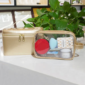 पेटेंट चमड़े कस्टम फैशन यात्रा मेकअप बैग लोकप्रिय कॉस्मेटिक बैग और मामले - Product Image 6