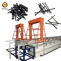 Ligne de phosphatation, ligne de production de vis pour cloisons sèches au phosphate, équipement d'électrodéposition pour le noircissement des vis en MDF