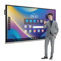 Pizarra Interactiva con Pantalla Táctil LCD Infrarroja 4K de 65, 75, 86 y 98 Pulgadas