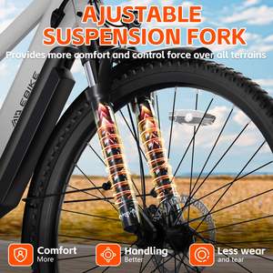 Vélo de ville électrique pour adultes Batterie amovible Vélo de ville électrique à cadre en acier à 7 vitesses pour usage urbain - Product Image 4