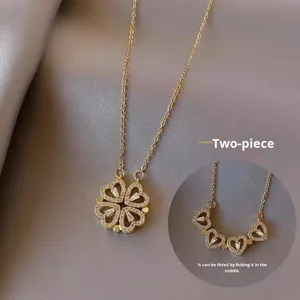 Necklace Box Packaging Jewelry <b>Cross</b> Border Multi Top-rated FBA Friendly Deer Antler Inlay PVD Coating Thickness - Product Image 4