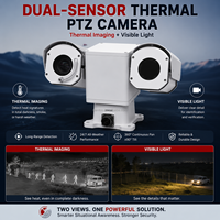 Cámara PTZ con Análisis de Video por IA, Imagen Térmica Biespectral, Zoom HD 40X, IP67 Impermeable, Cámara de Seguridad Perimetral
