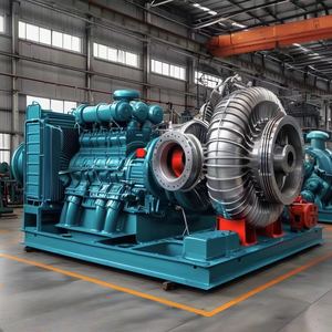 קיטור טורבינת קיטור גנרטור כוח צמח צנטריפוגה צינור מאוורר פלסטיק להבים 380v - Product Image 5