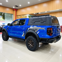 Capot de camionnette d'atelier mobile pour service sur site à distance, compatible Ford Ranger Hilux Navara D-max Poer, avec entrée à clé et coque arrière rigide