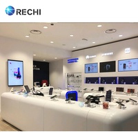 RECHI – présentoir en bois sur mesure pour magasin électronique, accessoire de téléphone portable, vitrine avec armoire, kiosque d'exposition de comptoir