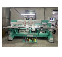 Machine à broder informatisée Dahao à double tête, 9 aiguilles, machine à broder plate domestique avec noyau d'engrenage moteur
